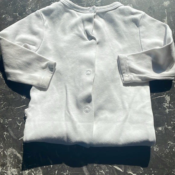 Pumpkin onesie with JOHN Monogram - Picture 2 of 3